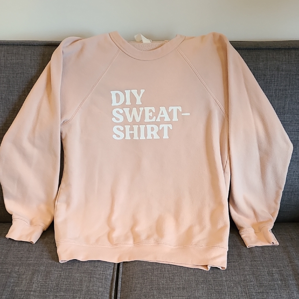Peachy Pink "DIY Sweatshirt" from Chris Loves Julia ProperTee